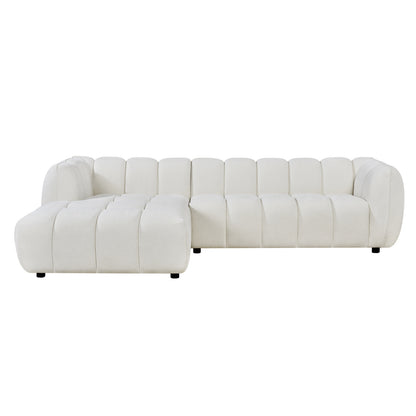 ΚΑΝΑΠΕΣ ΓΩΝΙΑ (ΑΡΙΣΤΕΡΗ) LYKKE ΕΚΡΟΥ ΥΦΑΣΜΑ 280x89-165x70