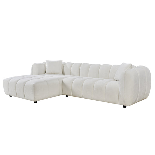 ΚΑΝΑΠΕΣ ΓΩΝΙΑ (ΑΡΙΣΤΕΡΗ) LYKKE ΕΚΡΟΥ ΥΦΑΣΜΑ 280x89-165x70