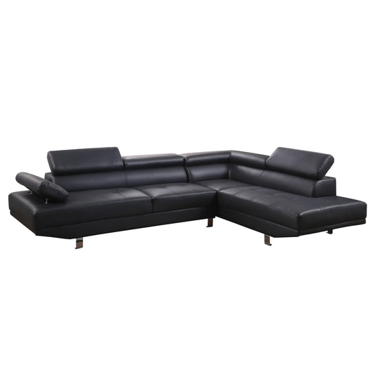ΚΑΝΑΠΕΣ ΓΩΝΙΑ GORO ΔΕΞΙΑ ΑΠΟ ΜΑΥΡΟ PU 270x200x87