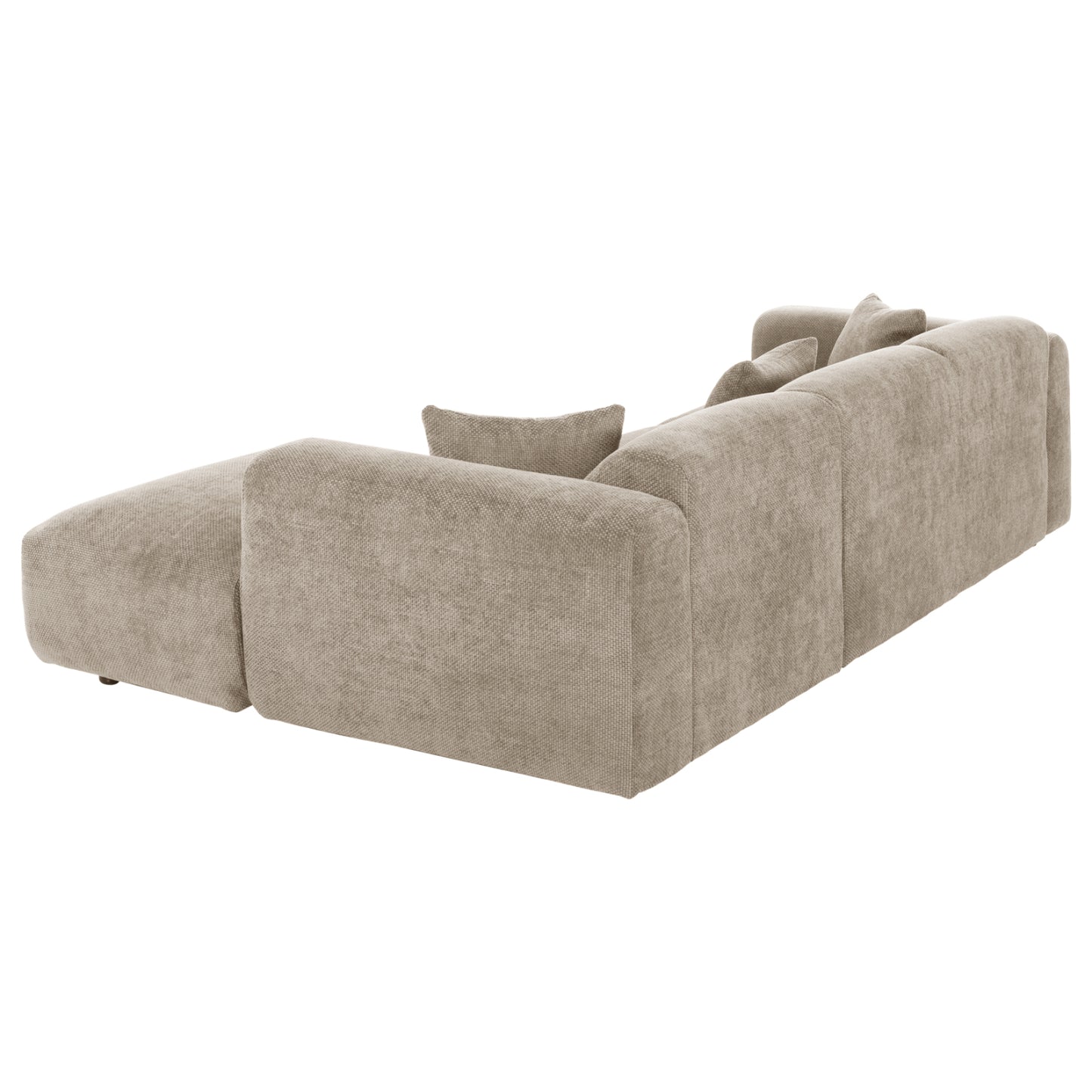 ΚΑΝΑΠΕΣ ΓΩΝΙΑ BRICKEN ΜΠΕΖ ΥΦΑΣΜΑ 110-282x98-160x72