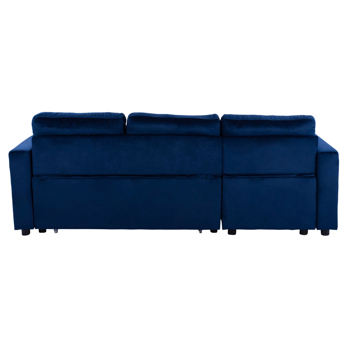 ΚΑΝΑΠΕΣ ΓΩΝΙΑ ΚΡΕΒΑΤΙ WAYNE ΒΕΛΟΥΔΟ ΜΠΛΕ 224x147x85