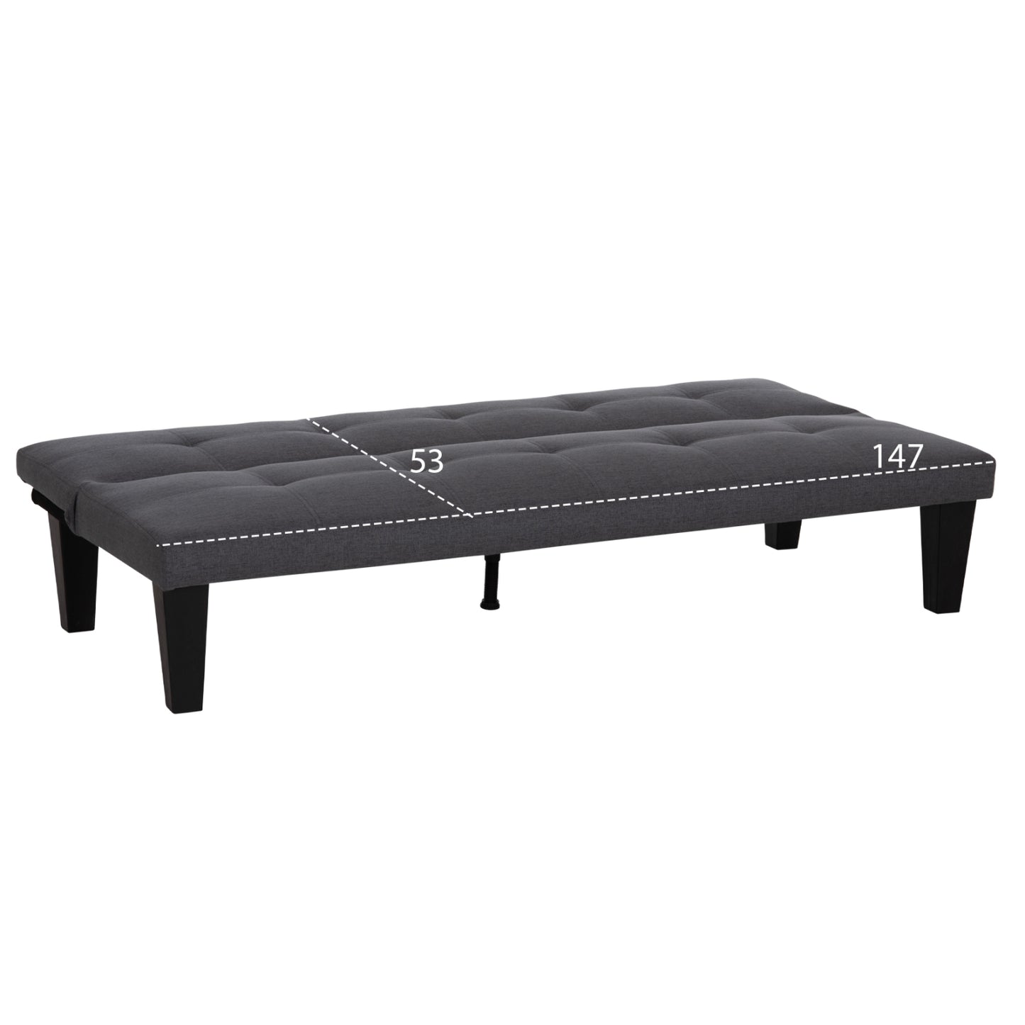 ΚΑΝΑΠΕΣ ΚΡΕΒΑΤΙ 3ΘΕΣΙΟΣ KORO ΓΚΡΙ PU ΔΕΡΜΑ 165x75x64