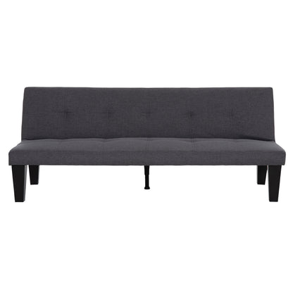 ΚΑΝΑΠΕΣ ΚΡΕΒΑΤΙ 3ΘΕΣΙΟΣ KORO ΓΚΡΙ PU ΔΕΡΜΑ 165x75x64
