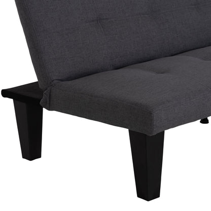 ΚΑΝΑΠΕΣ ΚΡΕΒΑΤΙ 3ΘΕΣΙΟΣ KORO ΓΚΡΙ PU ΔΕΡΜΑ 165x75x64