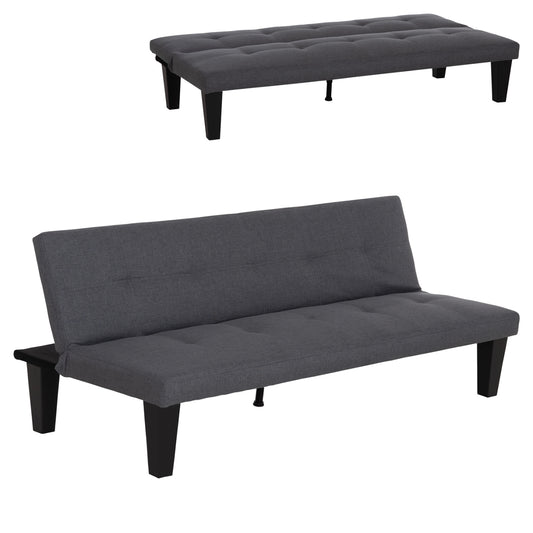 ΚΑΝΑΠΕΣ ΚΡΕΒΑΤΙ 3ΘΕΣΙΟΣ KORO ΓΚΡΙ PU ΔΕΡΜΑ 165x75x64