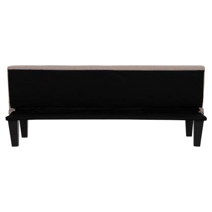 ΚΑΝΑΠΕΣ ΚΡΕΒΑΤΙ 3ΘΕΣΙΟΣ KORO ΜΠΕΖ PU ΔΕΡΜΑ 165x75x64
