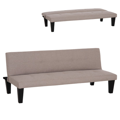 ΚΑΝΑΠΕΣ ΚΡΕΒΑΤΙ 3ΘΕΣΙΟΣ KORO ΜΠΕΖ PU ΔΕΡΜΑ 165x75x64