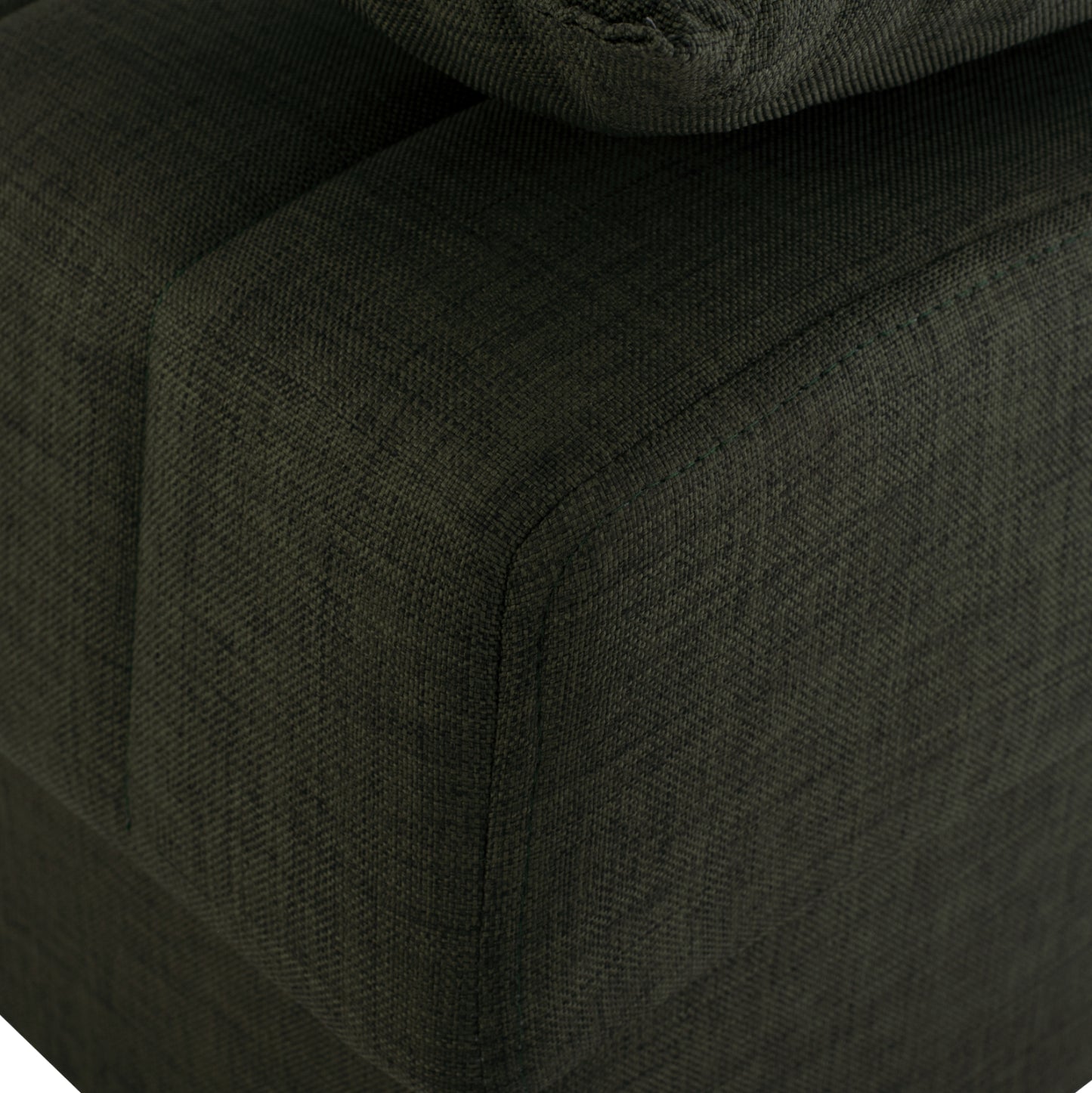 ΚΑΝΑΠΕΣ ΚΡΕΒΑΤΙ ANDRI ΤΡΙΘΕΣΙΟΣ DARK OLIVE 180x72x77