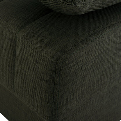 ΚΑΝΑΠΕΣ ΚΡΕΒΑΤΙ ANDRI ΤΡΙΘΕΣΙΟΣ DARK OLIVE 180x72x77