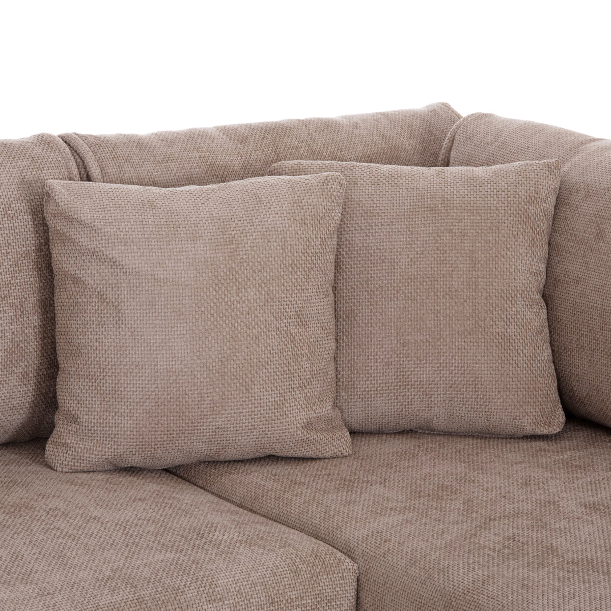 ZENORA RIGHT CORNER SOFA BED BEIGE FABRIC 303x214x80