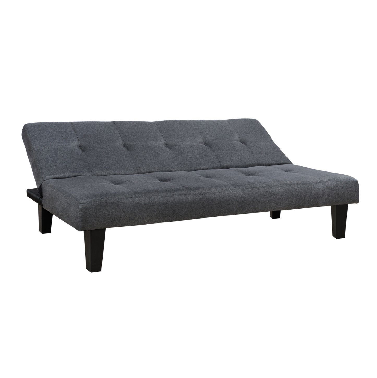 ΚΑΝΑΠΕΣ ΚΡΕΒΑΤΙ ΜΕ ΥΦΑΣΜΑ ΓΚΡΙ ΑΝΘΡΑΚΙ 180x82.5x78