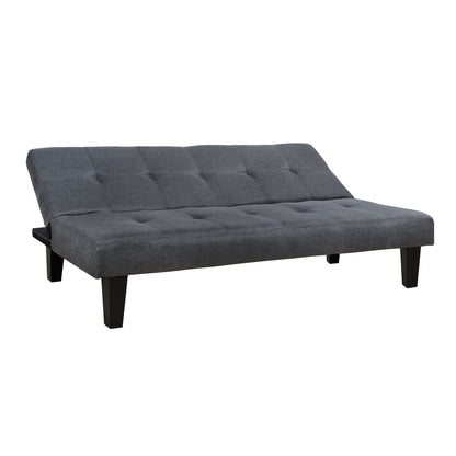 ΚΑΝΑΠΕΣ ΚΡΕΒΑΤΙ ΜΕ ΥΦΑΣΜΑ ΓΚΡΙ ΑΝΘΡΑΚΙ 180x82.5x78