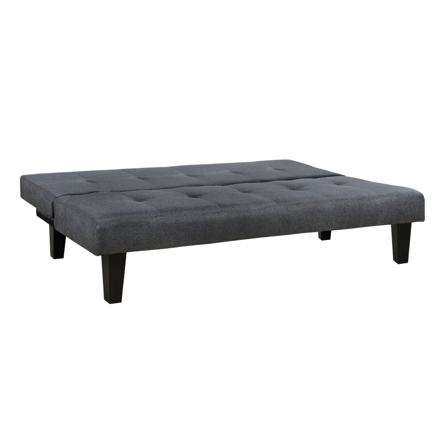 ΚΑΝΑΠΕΣ ΚΡΕΒΑΤΙ ΜΕ ΥΦΑΣΜΑ ΓΚΡΙ ΑΝΘΡΑΚΙ 180x82.5x78