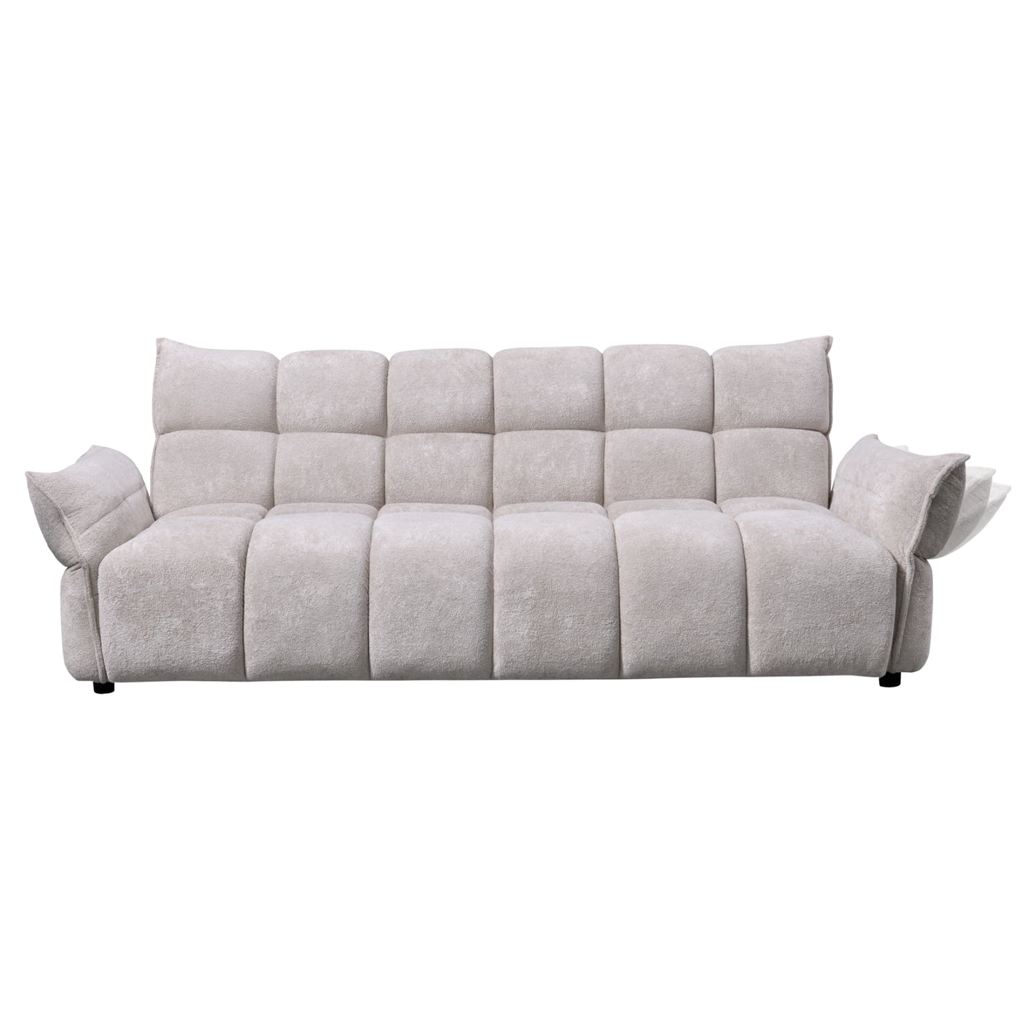 ΚΑΝΑΠΕΣ ΚΡΕΒΑΤΙ MELU ΜΠΕΖ ΥΦΑΣΜΑ-ΚΑΘΙΣΜΑ POCKET SPRINGS 240-250x90x85