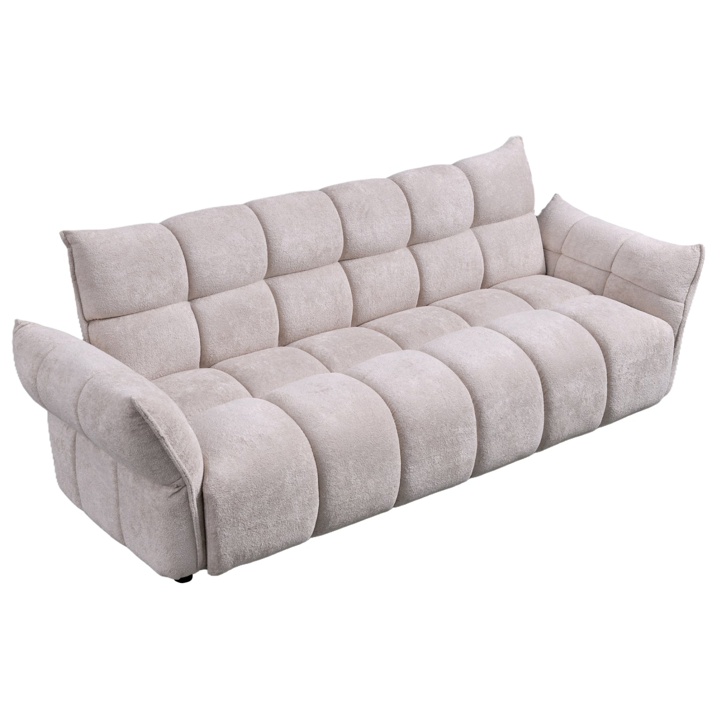 ΚΑΝΑΠΕΣ ΚΡΕΒΑΤΙ MELU ΜΠΕΖ ΥΦΑΣΜΑ-ΚΑΘΙΣΜΑ POCKET SPRINGS 240-250x90x85