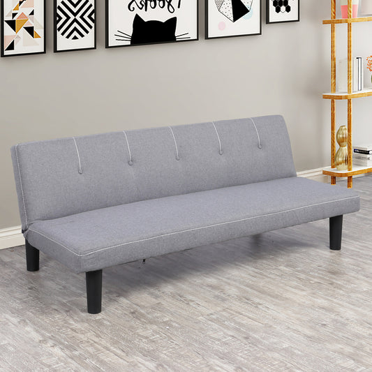 ΚΑΝΑΠΕΣ ΚΡΕΒΑΤΙ ETHAN ΣΕ ΓΚΡΙ ΧΡΩΜΑ 165x74x64