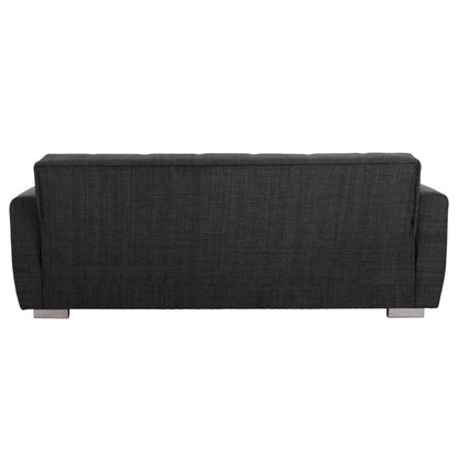 ΚΑΝΑΠΕΣ ΚΡΕΒΑΤΙ POLYA ΤΡΙΘΕΣΙΟΣ ΓΚΡΙ 215x85x76