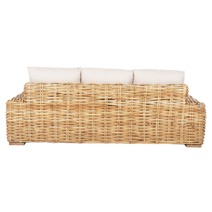 ΚΑΝΑΠΕΣ ΤΡΙΘΕΣΙΟΣ ΕΞ.ΧΩΡΟΥ TROPEL HM9808 ΞΥΛΟ MANGO-RATTAN ΦΥΣΙΚΟ-ΛΕΥΚΑ ΜΑΞΙΛΑΡΙΑ 216x88x85Υεκ