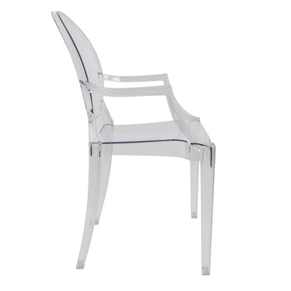 TRANSPARENT ACRYLIC ARMCHAIR ARAMIS 52,2x56,5x92