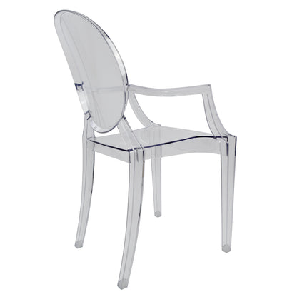 TRANSPARENT ACRYLIC ARMCHAIR ARAMIS 52,2x56,5x92