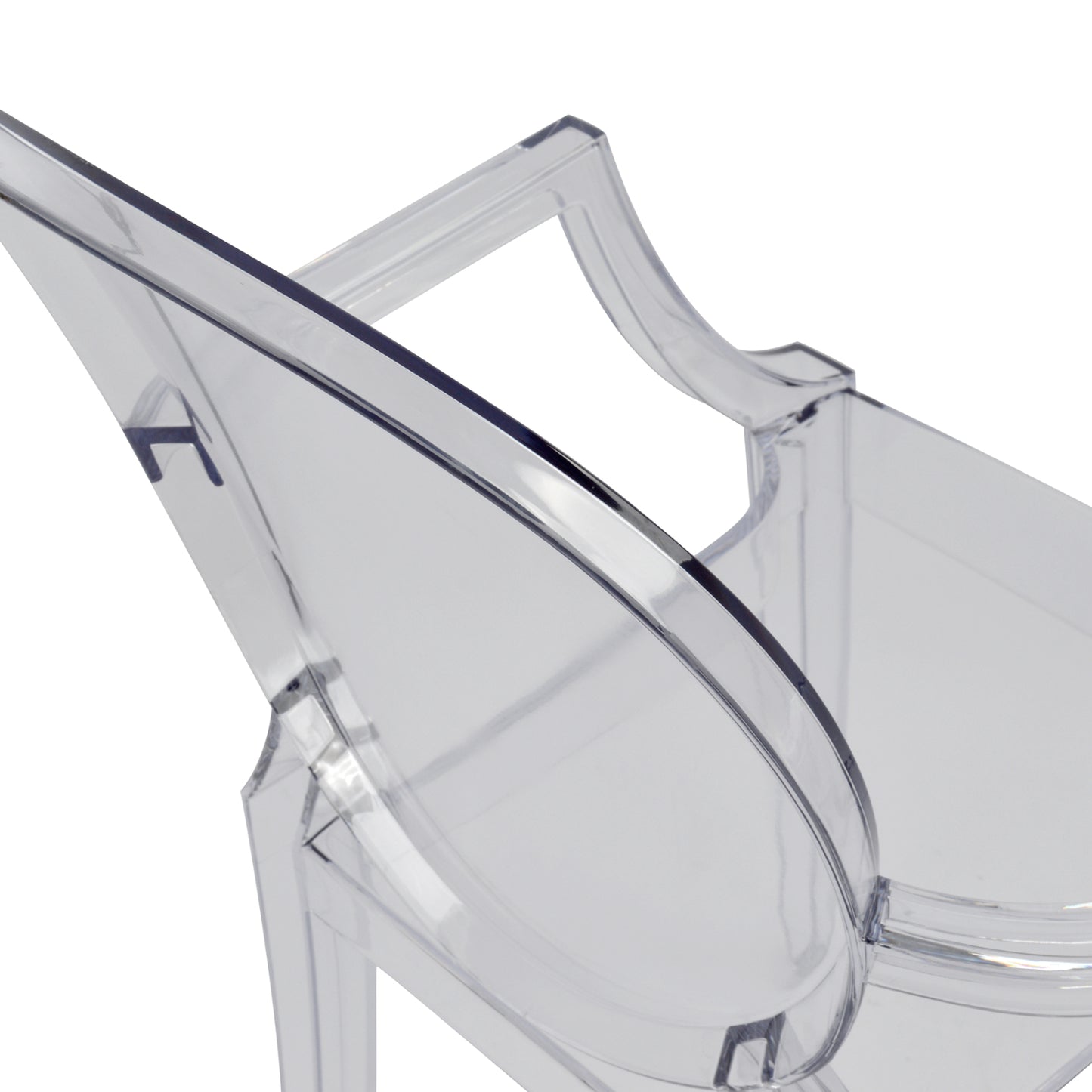 TRANSPARENT ACRYLIC ARMCHAIR ARAMIS 52,2x56,5x92