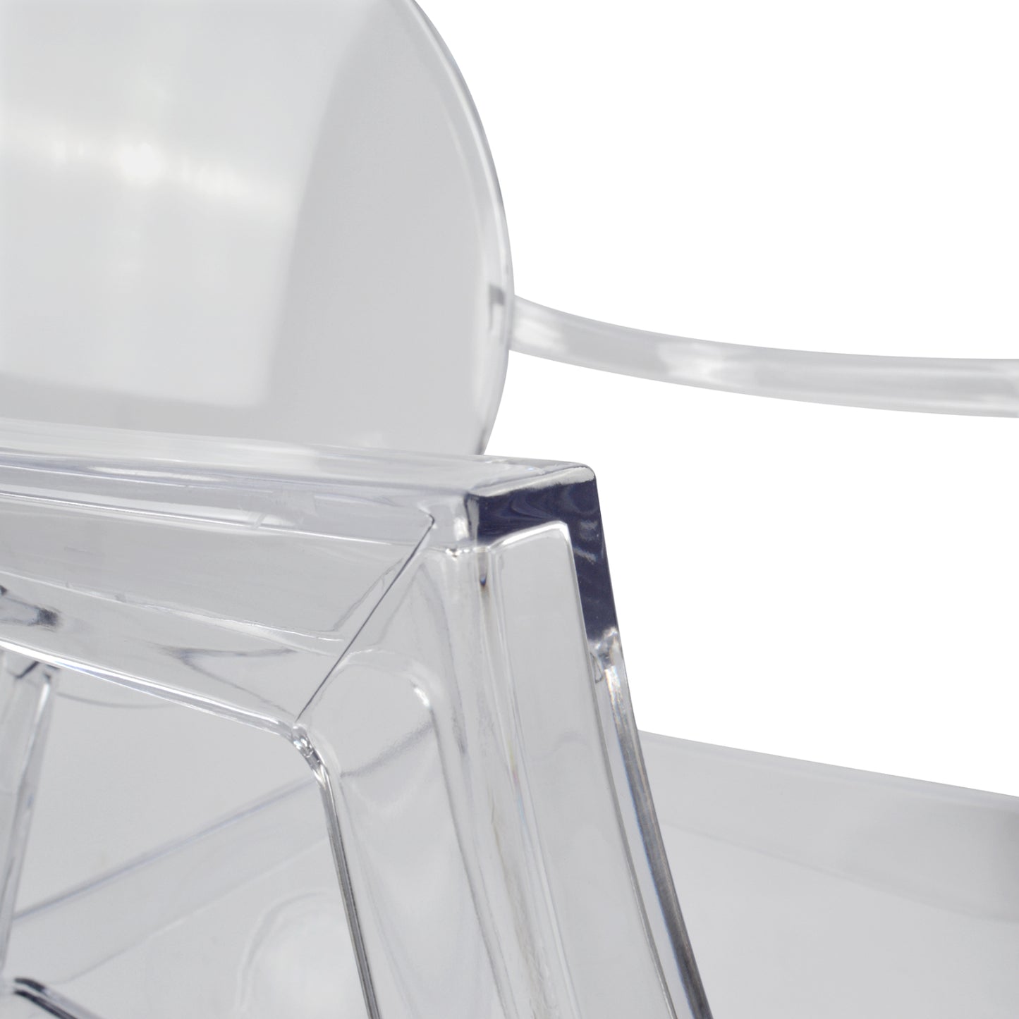 TRANSPARENT ACRYLIC ARMCHAIR ARAMIS 52,2x56,5x92