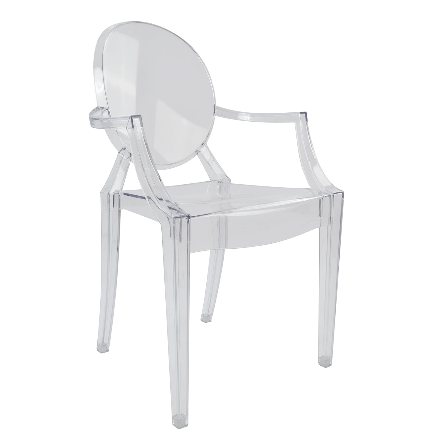 TRANSPARENT ACRYLIC ARMCHAIR ARAMIS 52,2x56,5x92