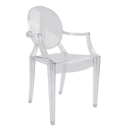 TRANSPARENT ACRYLIC ARMCHAIR ARAMIS 52,2x56,5x92