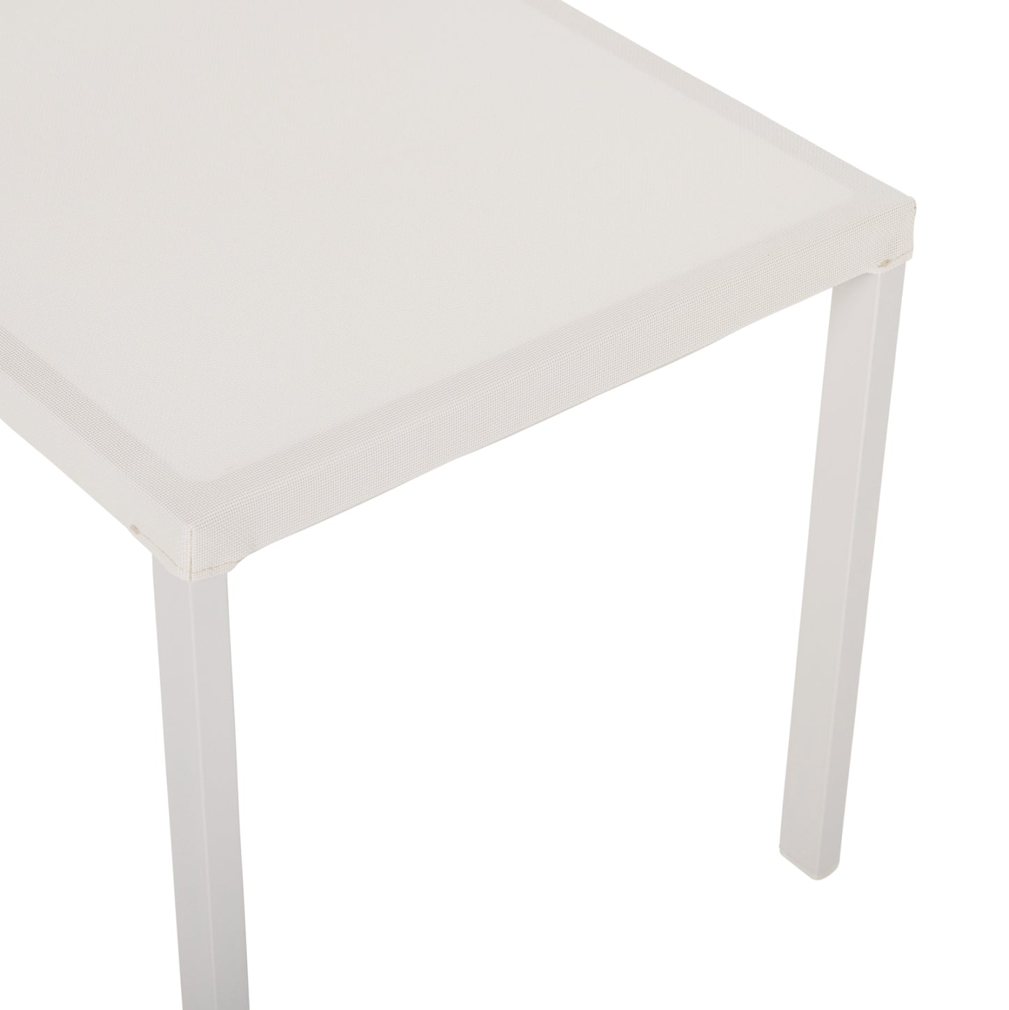 ΚΑΡΕΚΛΑ ΑΛΟΥΜΙΝΙΟΥ ΛΕΥΚΗ ΜΠΕΖ RATTAN & TEXTLINE 46x55,5x83