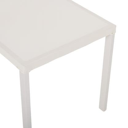 ΚΑΡΕΚΛΑ ΑΛΟΥΜΙΝΙΟΥ ΛΕΥΚΗ ΜΠΕΖ RATTAN & TEXTLINE 46x55,5x83