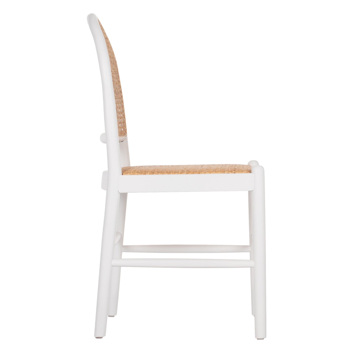 ΚΑΡΕΚΛΑ ΑΠΟ ΟΞΙΑ ΣΕ ΛΕΥΚΟ RATTAN ΜΠΕΖ 43x50x87