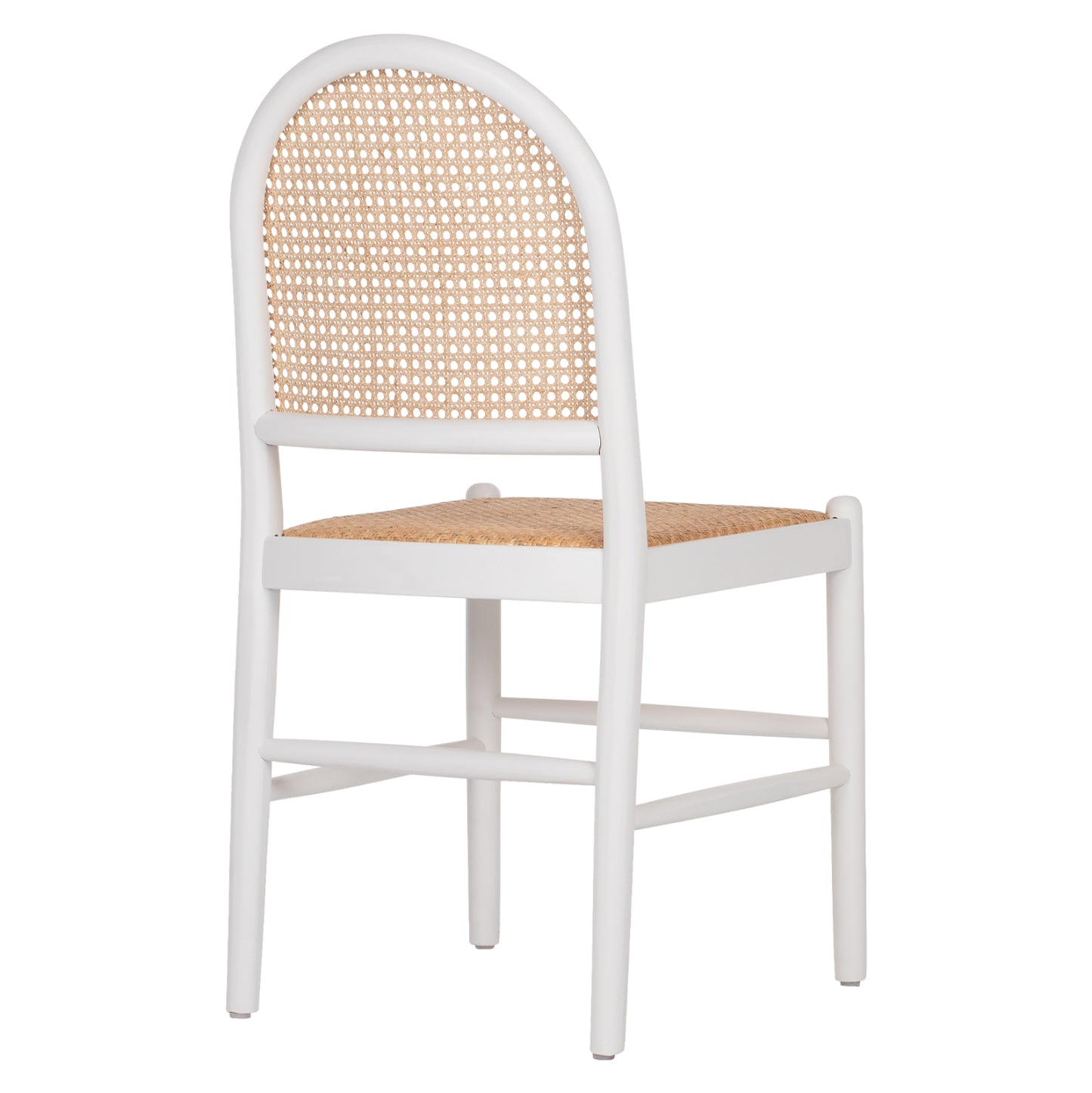 ΚΑΡΕΚΛΑ ΑΠΟ ΟΞΙΑ ΣΕ ΛΕΥΚΟ RATTAN ΜΠΕΖ 43x50x87