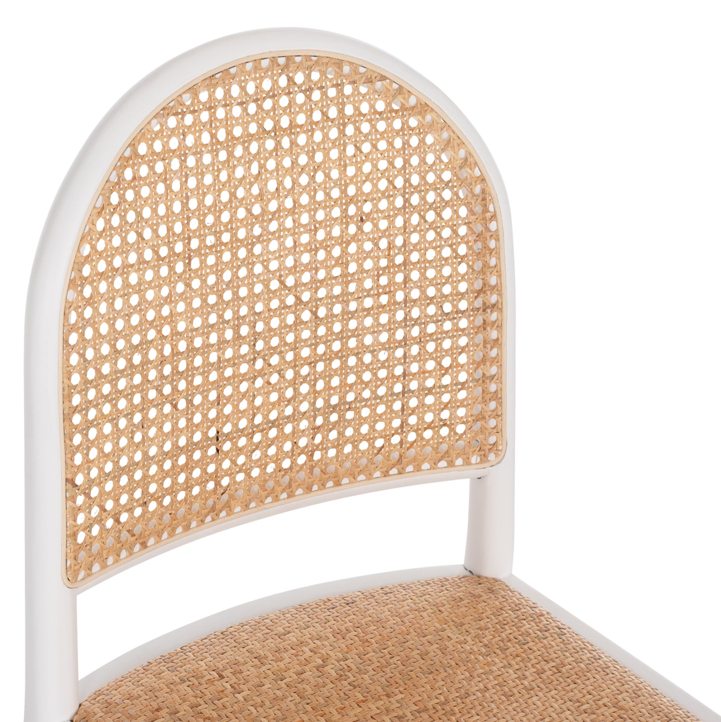 ΚΑΡΕΚΛΑ ΑΠΟ ΟΞΙΑ ΣΕ ΛΕΥΚΟ RATTAN ΜΠΕΖ 43x50x87