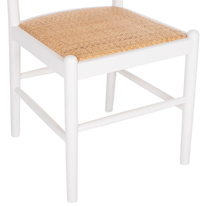 ΚΑΡΕΚΛΑ ΑΠΟ ΟΞΙΑ ΣΕ ΛΕΥΚΟ RATTAN ΜΠΕΖ 43x50x87