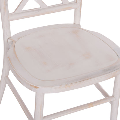 ΚΑΡΕΚΛΑ ΑΠΟ ΞΥΛΟ ΤΟΟΝ WHITE WASH 44.5x48x96