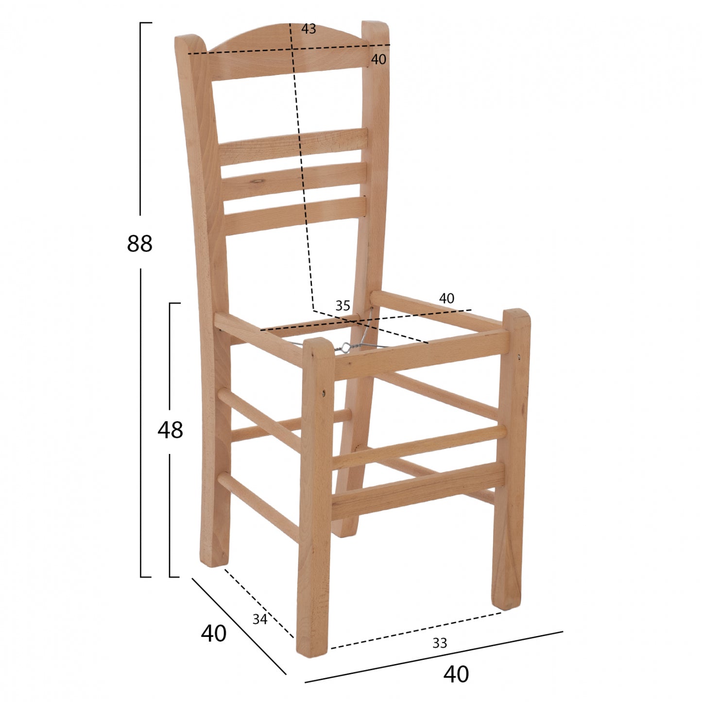 ΚΑΡΕΚΛΑ ΕΠΙΛΟΧΙΑ ΑΒΑΦΗ ΣΚΕΛΕΤΟΣ 40x40x88