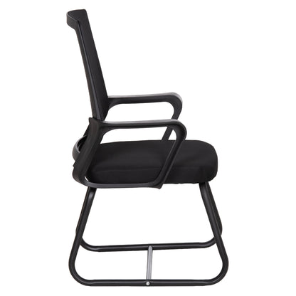 ΚΑΡΕΚΛΑ ΕΠΙΣΚΕΠΤΗ CASTER PP-MESH-ΜΕΤΑΛΛΟ ΜΑΥΡΟ 46x52x94