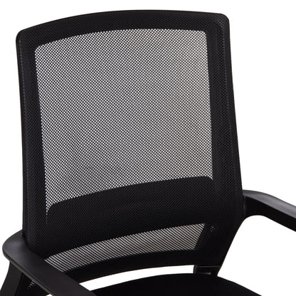 ΚΑΡΕΚΛΑ ΕΠΙΣΚΕΠΤΗ CASTER PP-MESH-ΜΕΤΑΛΛΟ ΜΑΥΡΟ 46x52x94