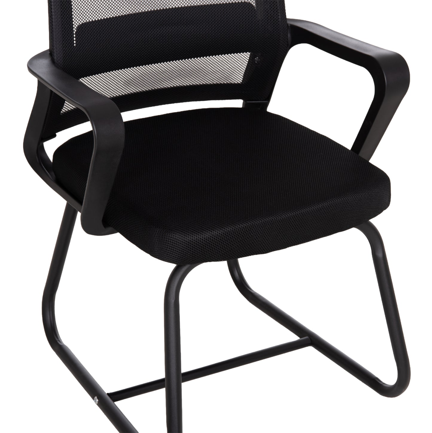 ΚΑΡΕΚΛΑ ΕΠΙΣΚΕΠΤΗ CASTER PP-MESH-ΜΕΤΑΛΛΟ ΜΑΥΡΟ 46x52x94