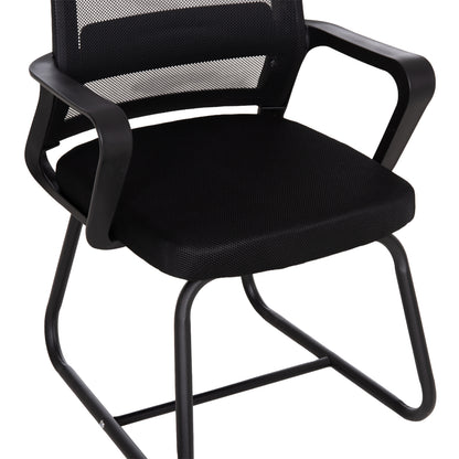 ΚΑΡΕΚΛΑ ΕΠΙΣΚΕΠΤΗ CASTER PP-MESH-ΜΕΤΑΛΛΟ ΜΑΥΡΟ 46x52x94