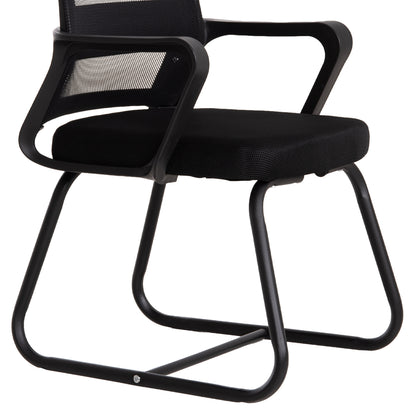 ΚΑΡΕΚΛΑ ΕΠΙΣΚΕΠΤΗ CASTER PP-MESH-ΜΕΤΑΛΛΟ ΜΑΥΡΟ 46x52x94