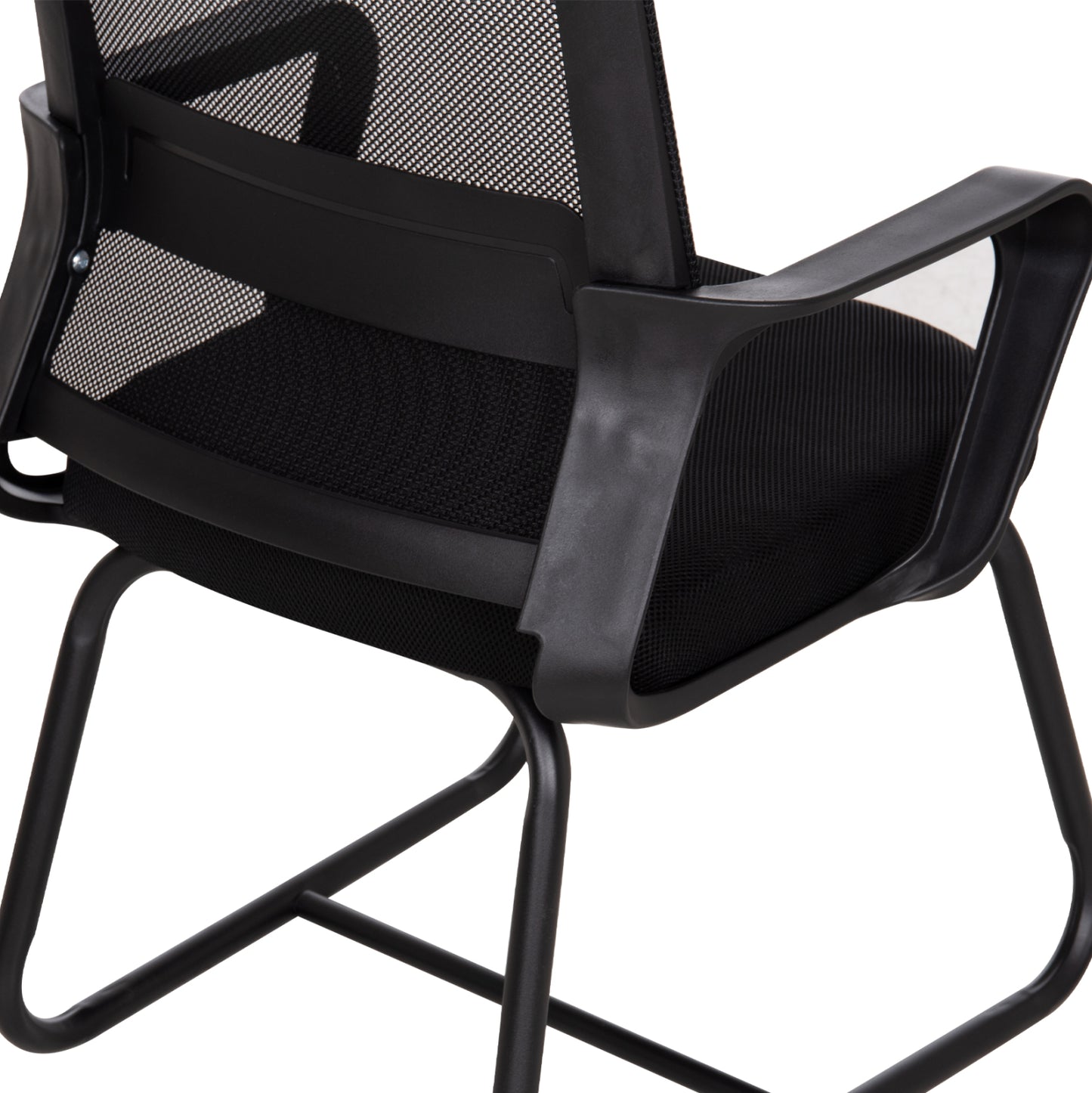 ΚΑΡΕΚΛΑ ΕΠΙΣΚΕΠΤΗ CASTER PP-MESH-ΜΕΤΑΛΛΟ ΜΑΥΡΟ 46x52x94