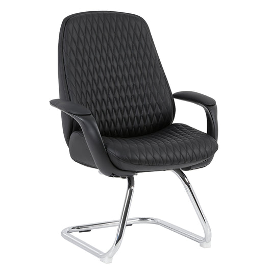 ΚΑΡΕΚΛΑ ΕΠΙΣΚΕΠΤΗ VELUM-s ΜΑΥΡO PU ΒΑΣΗ ΧΡΩΜΙΟΥ 71x60x100