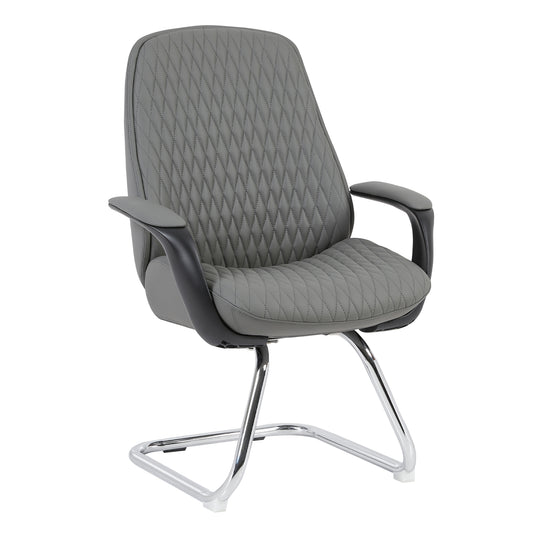 ΚΑΡΕΚΛΑ ΕΠΙΣΚΕΠΤΗ VELUM-s ΓΚΡΙ PU ΒΑΣΗ ΧΡΩΜΙΟΥ 71x60x100