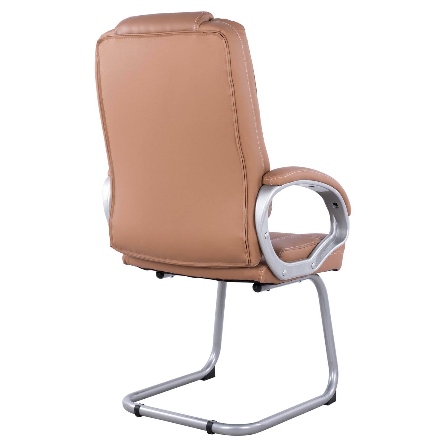 CHAIR DHARA WITH PU CAMEL 63x67x112