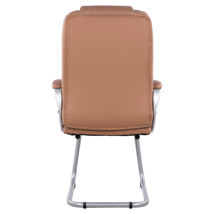 CHAIR DHARA WITH PU CAMEL 63x67x112