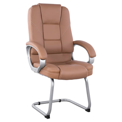 CHAIR DHARA WITH PU CAMEL 63x67x112