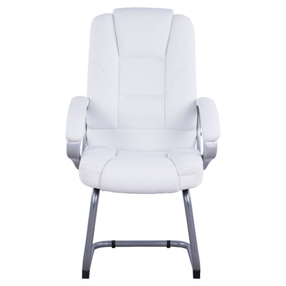 CHAIR DHARA WITH PU WHITE SORA 63x67x112