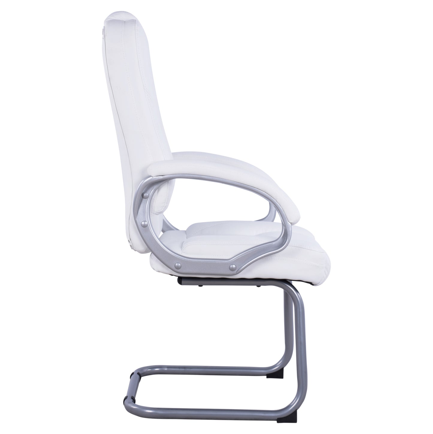 CHAIR DHARA WITH PU WHITE SORA 63x67x112