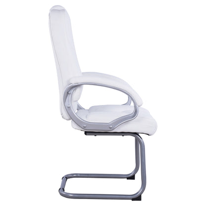 CHAIR DHARA WITH PU WHITE SORA 63x67x112